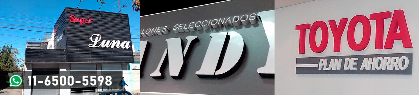 Marquesinas Carteles para Negocios con luces Led