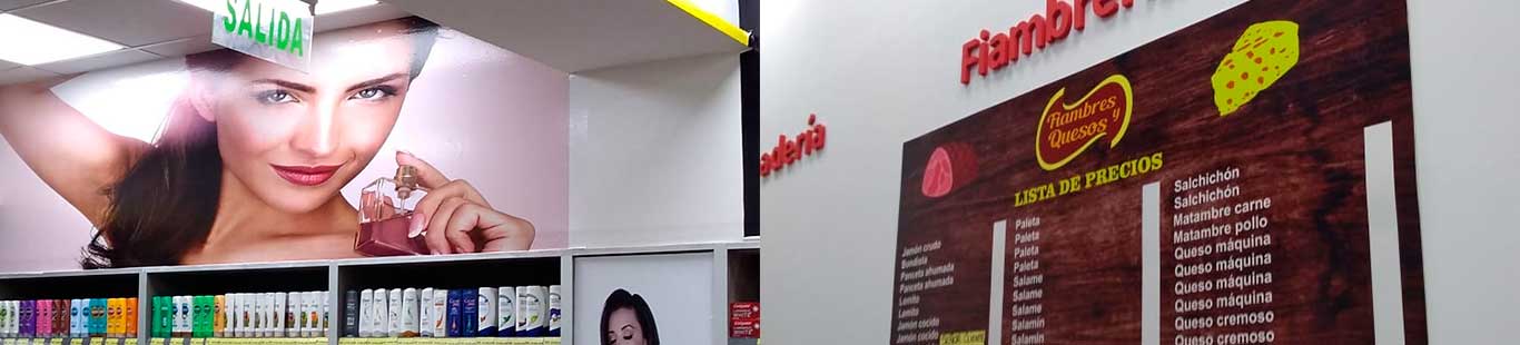 Ploteos Gigantografias para interior Negocios