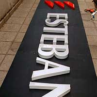 letras corporeas para carteles