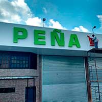 letras corporeas para carteles
