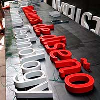 letras corporeas para carteles