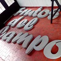 letras corporeas para carteles
